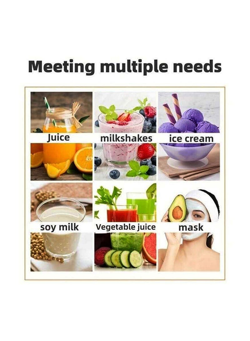 Arabayt Juice Blender Plastic Citrus Juicer USB Rechargeable Fruit Shake Cup Home Portable Electric Juicer Multifunctional Mini Blender for Shakes and Smoothies Birthday Gift Outdoor - Image 3